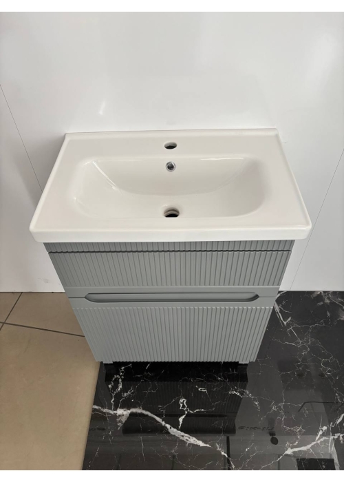 Тумба ЮВВІС с умывальником Юввис Aria бетон матовый ТНБ-2 Д 65 "Fenova" 46488-01 46488-01