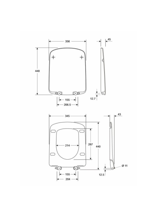 Сиденье для унитаза Kolo NOVA PRO, Duroplast M30122000