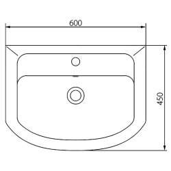 Раковина Kolo Proxy 60см 101960UA