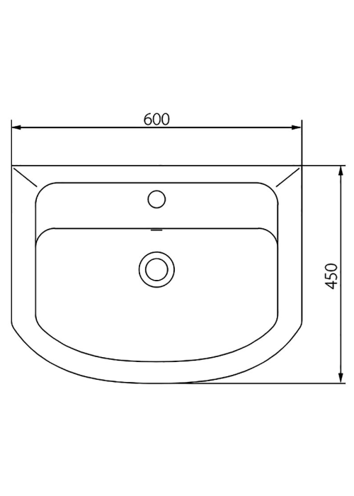 Раковина Kolo Proxy 60см 101960UA