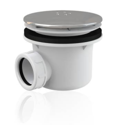Сифон для піддону Koller Pool LUX 90 |40 мм, хром, 1047660349 (P90CPM)