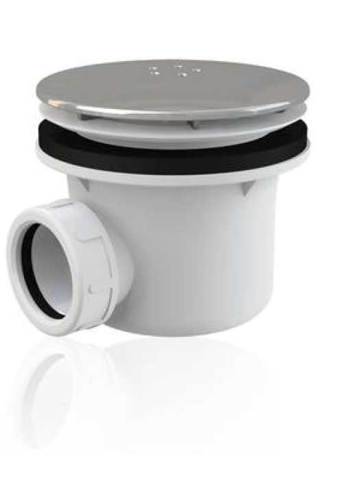 Сифон для піддону Koller Pool LUX 90 |40 мм, хром, 1047660349 (P90CPM)