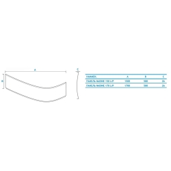 Панель фронтальная Koller Pool Nadine 150 L/R