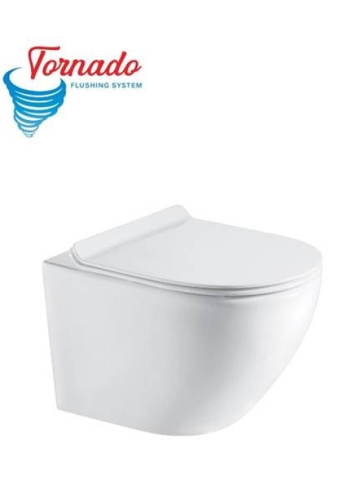 Унітаз підвісний Koller Pool ROUND безободковий з дюропластом soft-close RN-0520-RQ