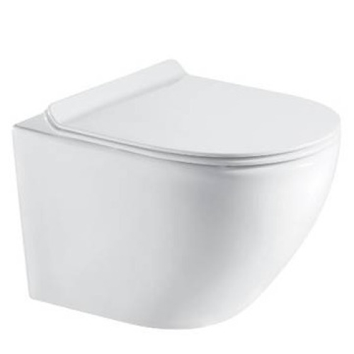 Унітаз підвісний Koller Pool ROUND безободковий з дюропластом soft-close RN-0520-RQ
