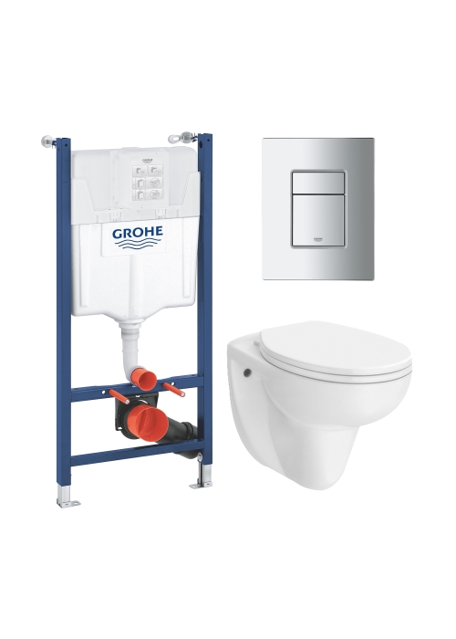 Комплект унітазу з інсталяцією 4 в 1 Grohe Solido Even UA38971966A