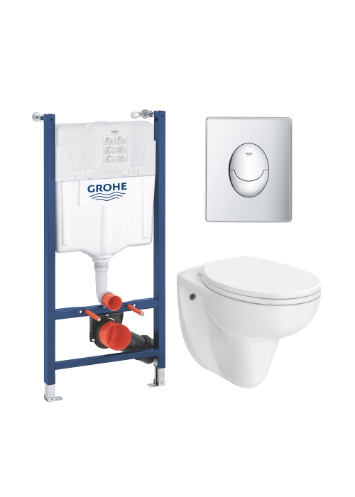 Комплект унітазу з інсталяцією 4 в 1 Grohe Solido Start UA38971964A