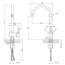 Змішувач для кухні Kroner KRM Mosel - S035