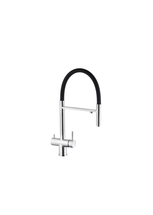 Смеситель для кухни с подключением к фильтру Kroner KRP Edelstahl Klassisch - ESG03815BLK