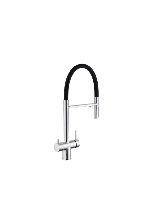 Смеситель для кухни с подключением к фильтру Kroner KRP Edelstahl Klassisch - ESG03815BLK