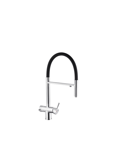 Смеситель для кухни с подключением к фильтру Kroner KRP Edelstahl Klassisch - ESG03815BLK
