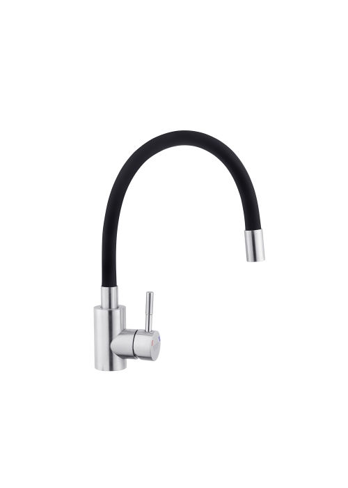 Смеситель для кухни с гибким изливом Kroner KRP Edelstahl Klassisch - ESG035BLK