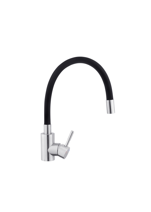 Смеситель для кухни с гибким изливом Kroner KRP Edelstahl Klassisch - ESG035BLK
