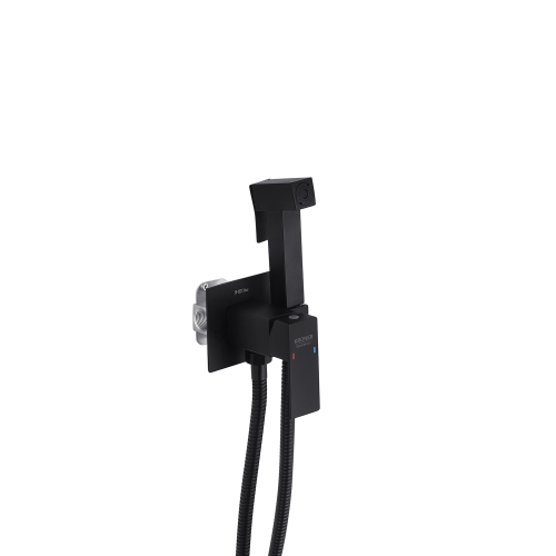 Змішувач з гігієнічним душем Kroner KRP Edelstahl Kubus-SCH053, CV029969