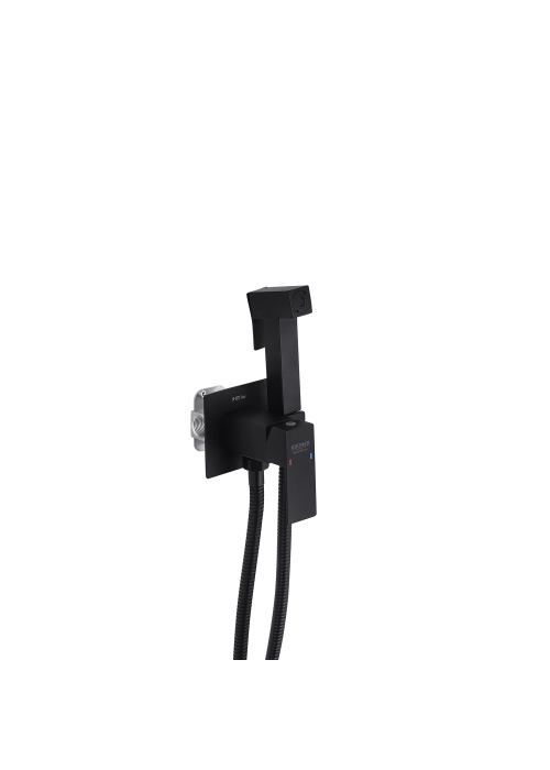 Змішувач з гігієнічним душем Kroner KRP Edelstahl Kubus-SCH053, CV029969