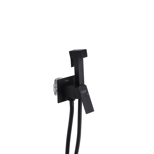 Змішувач з гігієнічним душем Kroner KRP Edelstahl Kubus-SCH053, CV029969