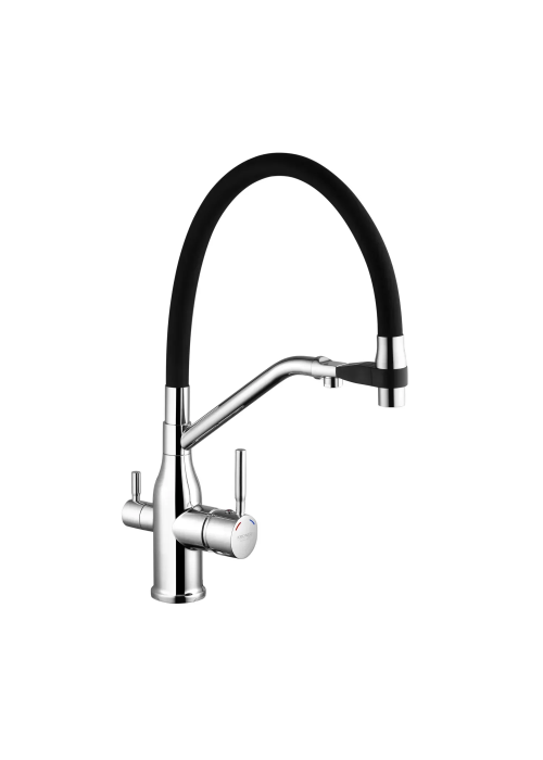 Змішувач для кухні з підключенням до фільтра Kroner KRP Kuche - C03816BLK, CV035576