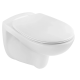 Унітаз підвісний Kroner Oker WHI533536 RIMLESS безобідковий з сидінням KO533536WHIR