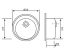 Кухонная мойка Lidz D510/200 BLA-03 (LIDZBLA03D510200)