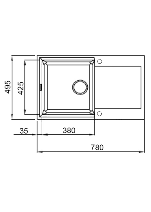 Кухонная мойка Lidz 790x495/230 COL-06 (LIDZCOL06790495230)