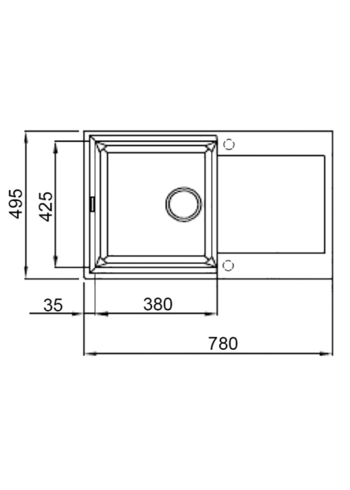 Кухонная мойка Lidz 790x495/230 STO-10 (LIDZМSTO10790495230)