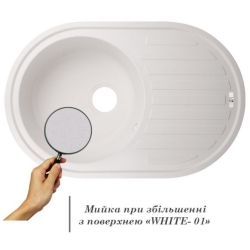 Кухонная мойка Lidz 780x500/200 WHI-01 (LIDZWHI10780500200)