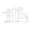 Смеситель для раковины Lidz Aria 0011F (k35) LDARI0011FBLA46092