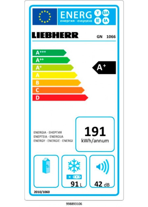 Морозильна камера Liebherr GN 1066