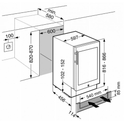 Вбудована винна шафа Liebherr UWKes 1752