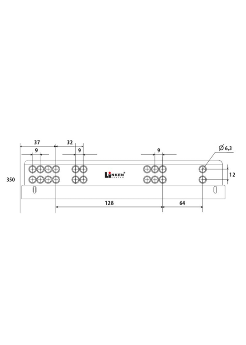 Напрямна прихованого монтажу Linken System (35 кг) L350 повного висування з доводчиком+кріплення, ДСП 16 31498