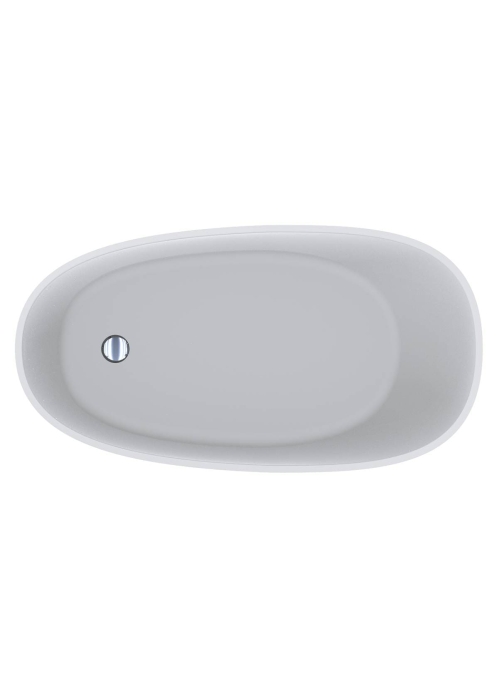 Ванна зі штучного каменю окремостояча MIRAGGIO VALERIA MIRASOFT 140x74см 69125549