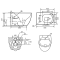Унитаз с функцией биде Mixxus Premium ELLIPSE-1301-R MP6659
