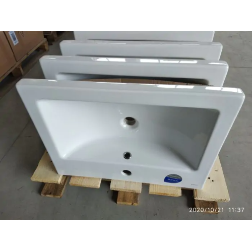 Тумба ПІК Мінімал з умивальником КОМО 60 см, T 306019-Mw + UM-6019 (Wood)