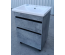Тумба ПІК Мінімал з умивальником КОМО 80 см, T-308019- Mgr + UM-8019 (Grey)