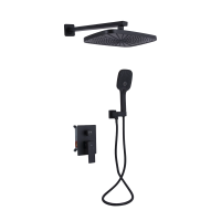 Душевой комплект Qtap Gemini, Matt Black QTGEM113BLM45697