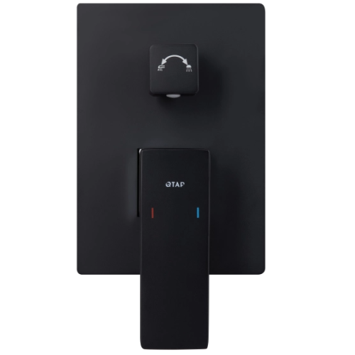 Душовий комплект Qtap Gemini, Matt Black QTGEM114BLM45703
