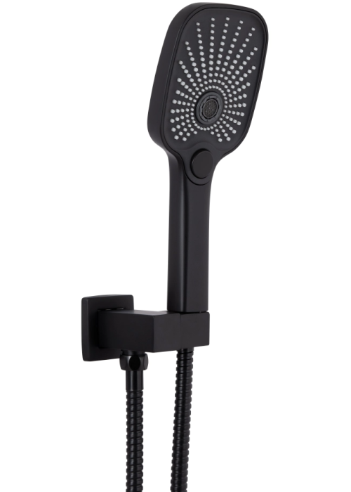 Душевой комплект Qtap Gemini, Matt Black QTGEM114BLM45703