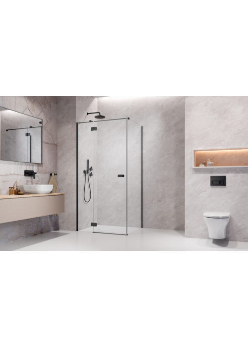 Душова кабіна RADAWAY Garda Black KDJ 120x70x195 10700120-54-01L+1070070-01-01