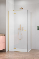 Душевая кабина RADAWAY Garda Brushed Gold KDJ 120x70x195 10700120-99-01L+1070070-01-01