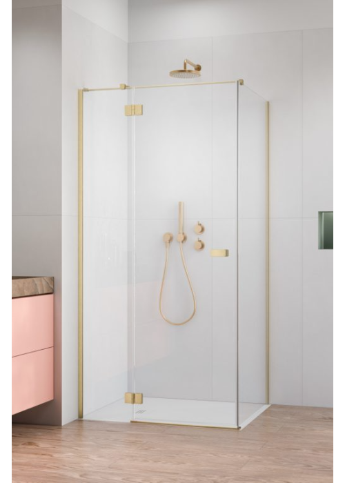 Душова кабіна RADAWAY Garda Brushed Gold KDJ 120x70x195 10700120-99-01L+1070070-01-01