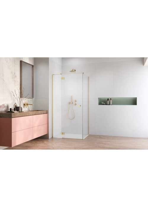 Душова кабіна RADAWAY Garda Brushed Gold KDJ 120x70x195 10700120-99-01L+1070070-01-01