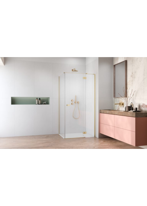 Душова кабіна RADAWAY Garda Brushed Gold KDJ 120x70x195 10700120-99-01R+1070070-01-01