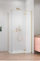Душова кабіна RADAWAY Garda Brushed Gold KDJ 120x70x195 10700120-99-01R+1070070-01-01