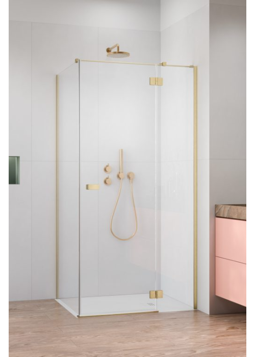 Душова кабіна RADAWAY Garda Brushed Gold KDJ 120x70x195 10700120-99-01R+1070070-01-01