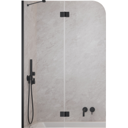 Шторка на ванну Radaway Garda Black PND II 1200Lx1500 прозоре 10720120-54-01L