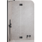 Шторка на ванну Radaway Garda Black PND II 1000Lx1500 прозоре 10720100-54-01L
