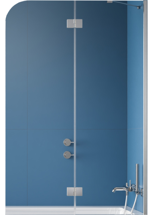 Шторка на ванну Radaway Garda Chrome PND II 1000Rx1500 прозоре 10720100-01-01R