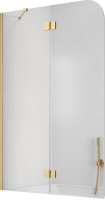Шторка на ванну Radaway Garda Brushed Gold PND II 1200Lx1500 прозоре 10720120-99-01L