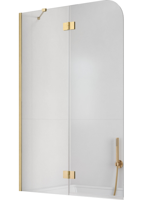 Шторка на ванну Radaway Garda Brushed Gold PND II 1000Rx1500 прозоре 10720100-99-01R