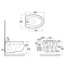 Унітаз підвісний RAK Ceramics Cloud CLOSC391500 + CLOWC1446500A з кришкою Duroplast, SLIM, Soft Close, Quick Release, безобідковий, білий матовий